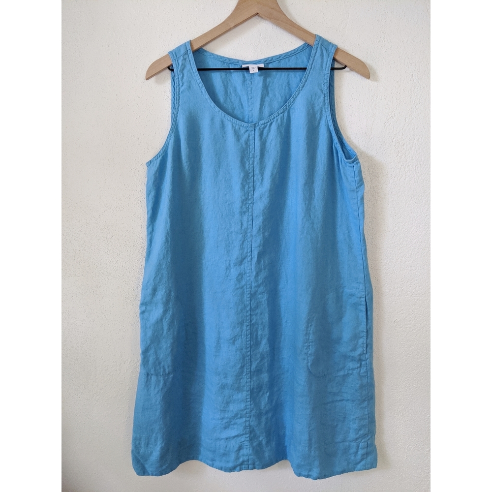 J. Jill Pure Linen Smock Dress